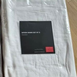 Design Within Reach | DWR Sham Pair - Sateen in White